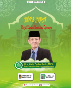 Khotib jum'at @ Masjid Kampus Undip